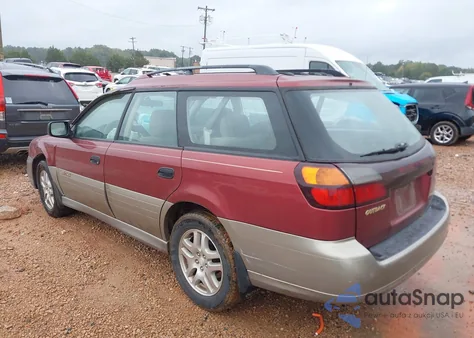 2002 Subaru Outback z USA, uszkodzony, nr VIN 4S3BH665X27650620